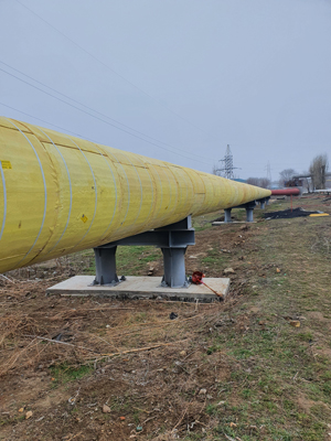 Екатеринбургский завод ТИС в начале 2022 года произвел и поставил теплоизоляционные сегменты ППУ ТИС для теплоизоляции трубопровода тепловых сетей города Волгоград, диаметр трубопровода 1020 мм 